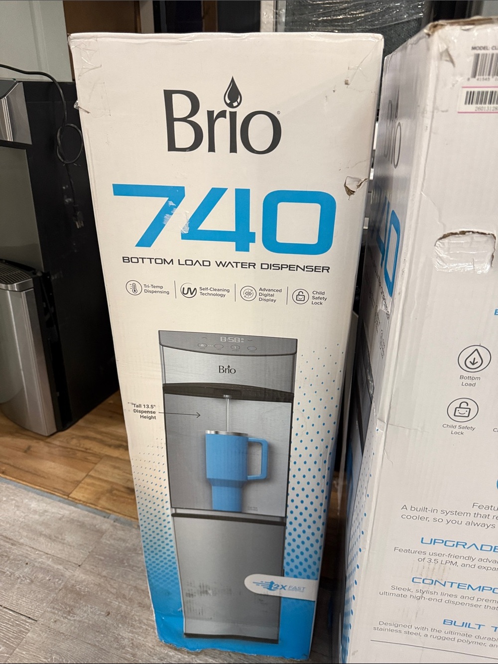 740 Bottom Load Water Dispenser - Stainless Steel
